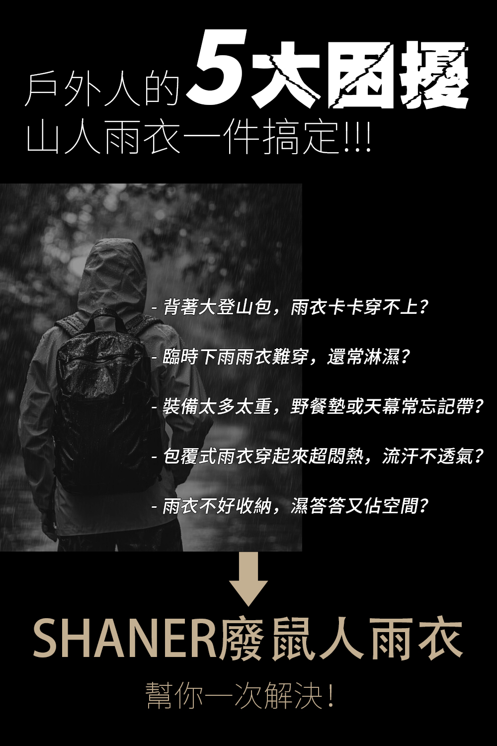 SHANER廢鼠人雨衣 03